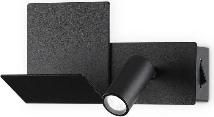 Actual product image Ideal lux KOMODO LED wall light 4.5W black warm white 306827 (250 lm)