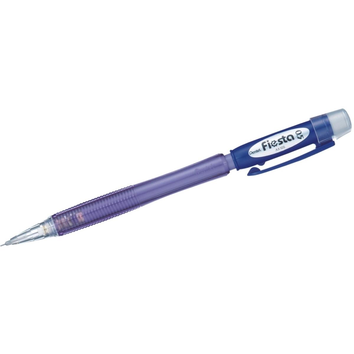 Pentel, Bleistift, Druckbleistift Fiesta AX105, transparent-blau (0.50 mm, HB, 1 x)