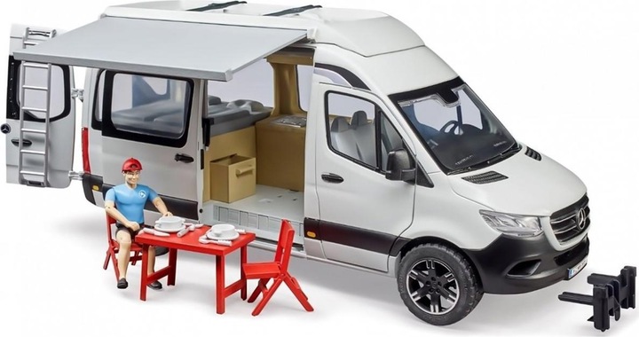 Actual product image Bruder Mercedes Benz Sprinter Camper with driver