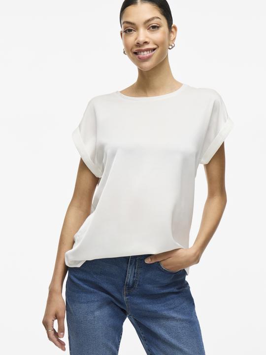 Produktbild Vila Glänzendes Oberteil mit kurzen Ärmeln (34)