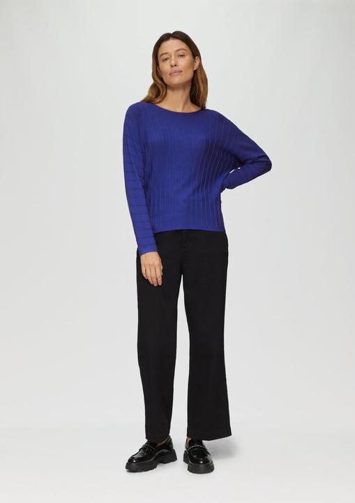 Produktbild S.Oliver Strickpullover Strickpullover mit Fledermausarm und Strukturmuster (36)