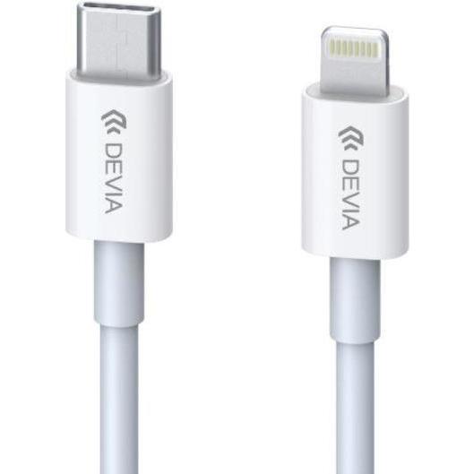 Devia Smart Series PD Cable for Tyep-C to Lightning (MFI) 18W baltas (1.50 m, USB 3.2 Gen 1), USB Kabel
