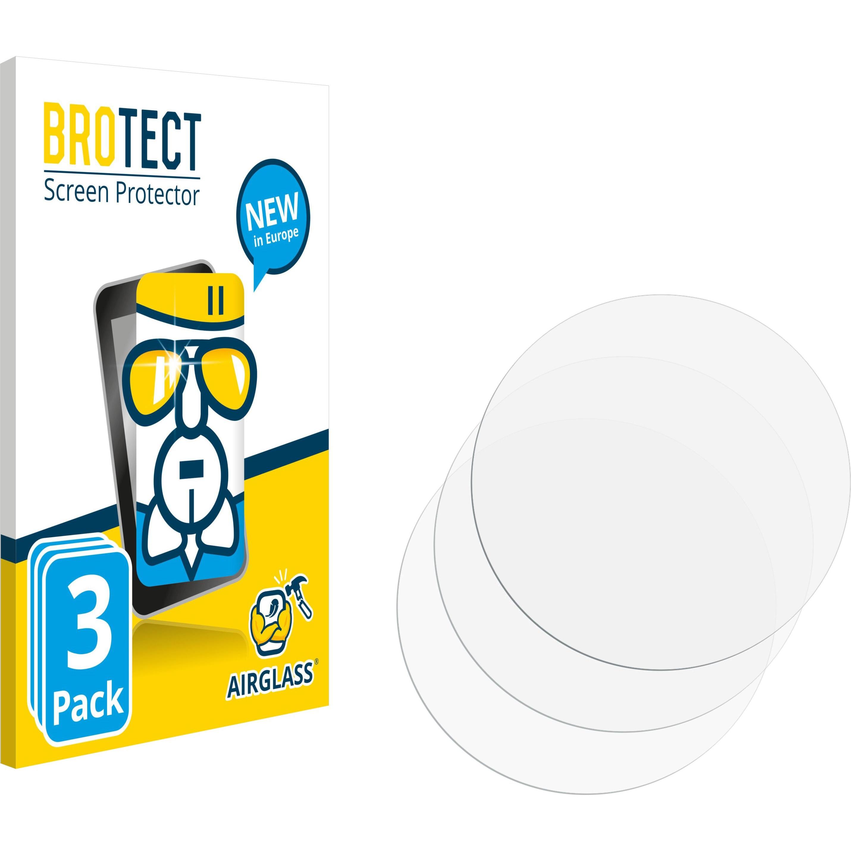 BROTECT Schutzglas Schutzfolie Displayschutz Display Schutz Glas Folie klar, Smartwatch Schutzfolie, Transparent