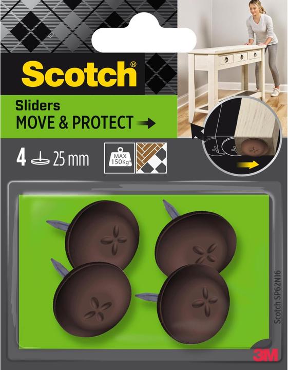Actual product image Scotch Chair glider nail (Gliding nail, 4 Piece)
