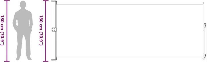 Produktbild vidaXL Seitenmarkise (5 m)