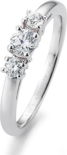 Actual product image Breuning 3 diamonds (53, 750/18 K Gold)