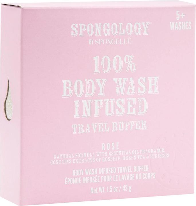 Produktbild Spongellé Travel Buffer - Rose