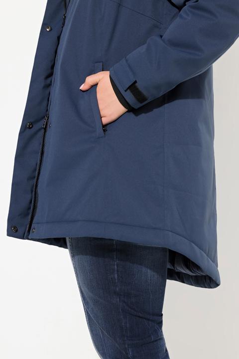Produktbild Ulla Popken HYPRAR Funktionsjacke, wasserdicht, Kapuze, recycelt (46, 48)