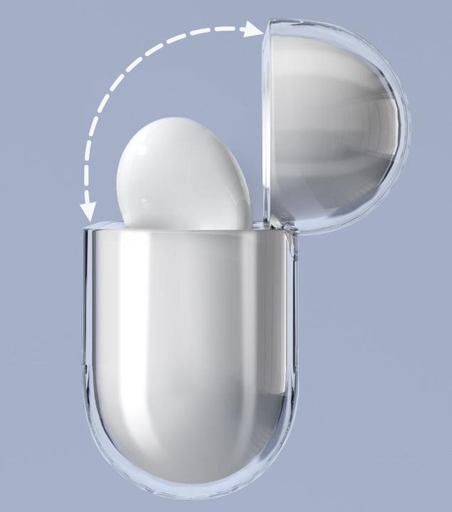 Actual product image Hurtel Case for AirPods 2 / AirPods 1 rigid, strong, transparent cover for headphones (case A) (Headphone sleeve)