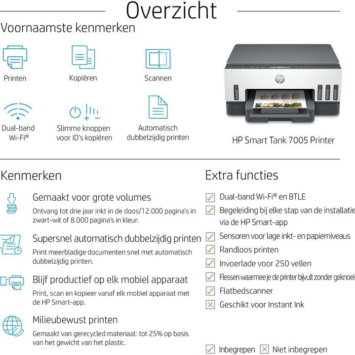 Produktbild HP Smart Tank 7005 (Tintentank, Farbe)