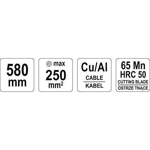 Thumbnail - Yato, Bolzenschneider + Seitenschneider, cable shears 580 mm 18611 (580 mm)