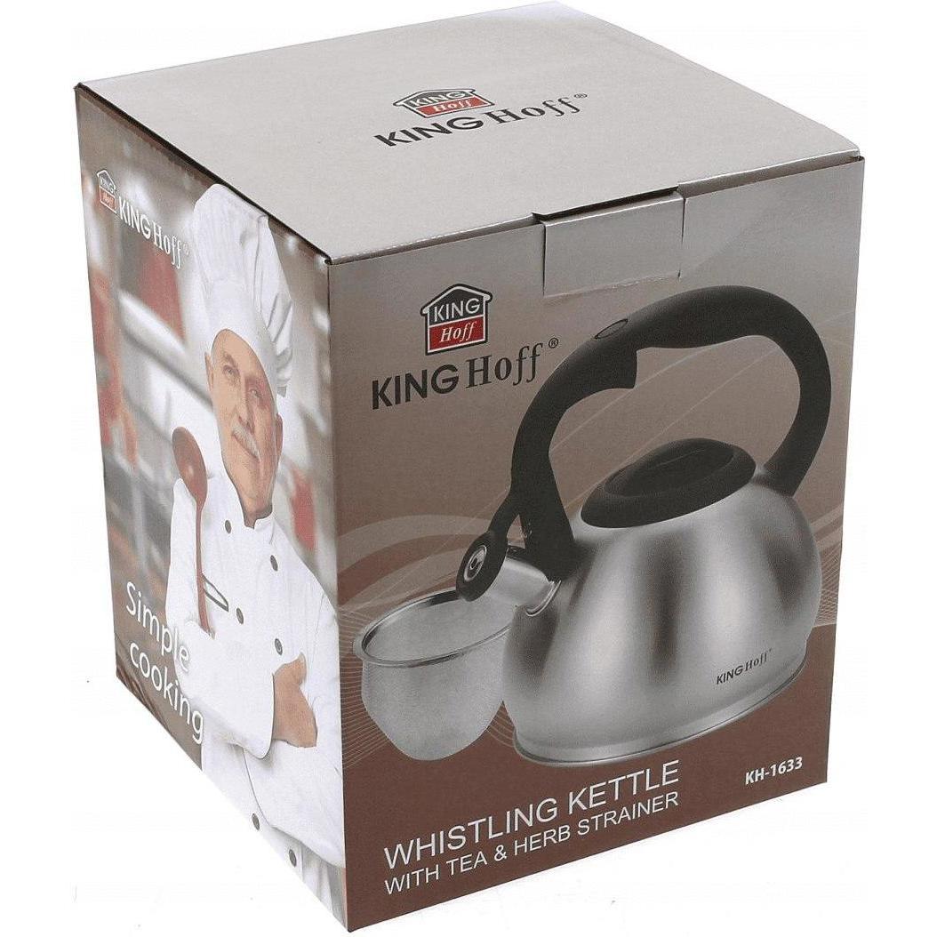 Thumbnail - Kinghoff Teapot with sieve 1.2L KH-1633, Wasserkocher, Silber