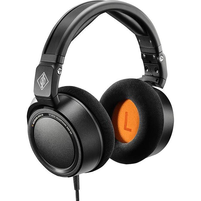 Neumann NDH 20 Black Edition over-ear studio hoofdtelefoon (Kabelgebunden), Kopfhörer, Schwarz, Orange