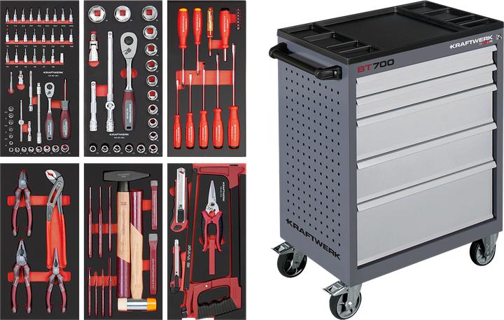 Produktbild Kraftwerk BT700 (5 Schubladen, inkl. PB Swiss tools) (121 x)