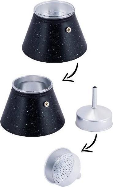 Actual product image Kamille Coffee maker 600 ml with wide induction bottom 2514MR (12 T.)