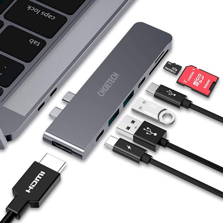 Immagine prodotto Choetech M14 (USB-C, 7 porte)