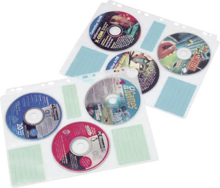Hama 1x10 CD-ROM-Index-Hüllen