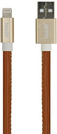 Produktbild Holdit USB-A - Lightning USB Cable, 1m Brown (612662) (1 m, USB 2.0)