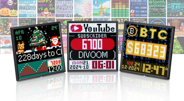 Produktbild Divoom Pixoo 64-II black (64 x 64 Pixel)