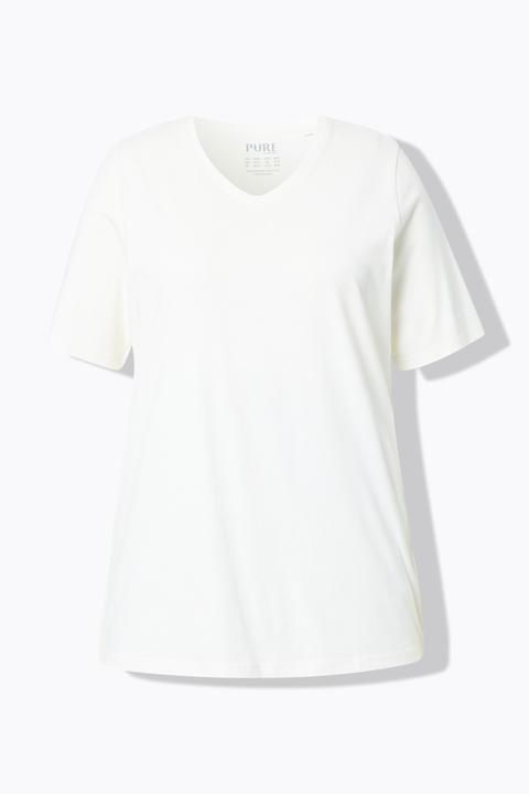 Actual product image Ulla Popken 2 Pack of Eco Cotton Basic Tees (56)