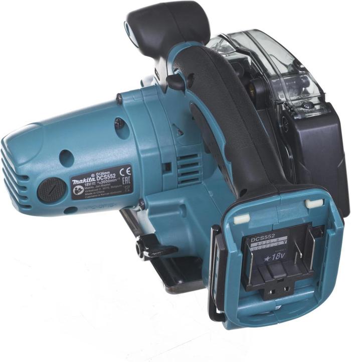 Actual product image Makita DCS552Z Cordless hand saw, 18 V, 51mm, ø136mm, Without batteries and charger!