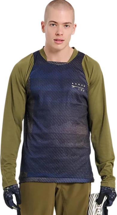 Produktbild ION Bike Jersey Scrub LS men - dark-mud (48)