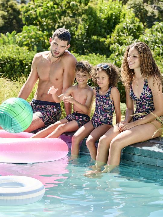 Image du produit Vertbaudet Capsule Bademode TROPEN: Jungen Badehose (128)