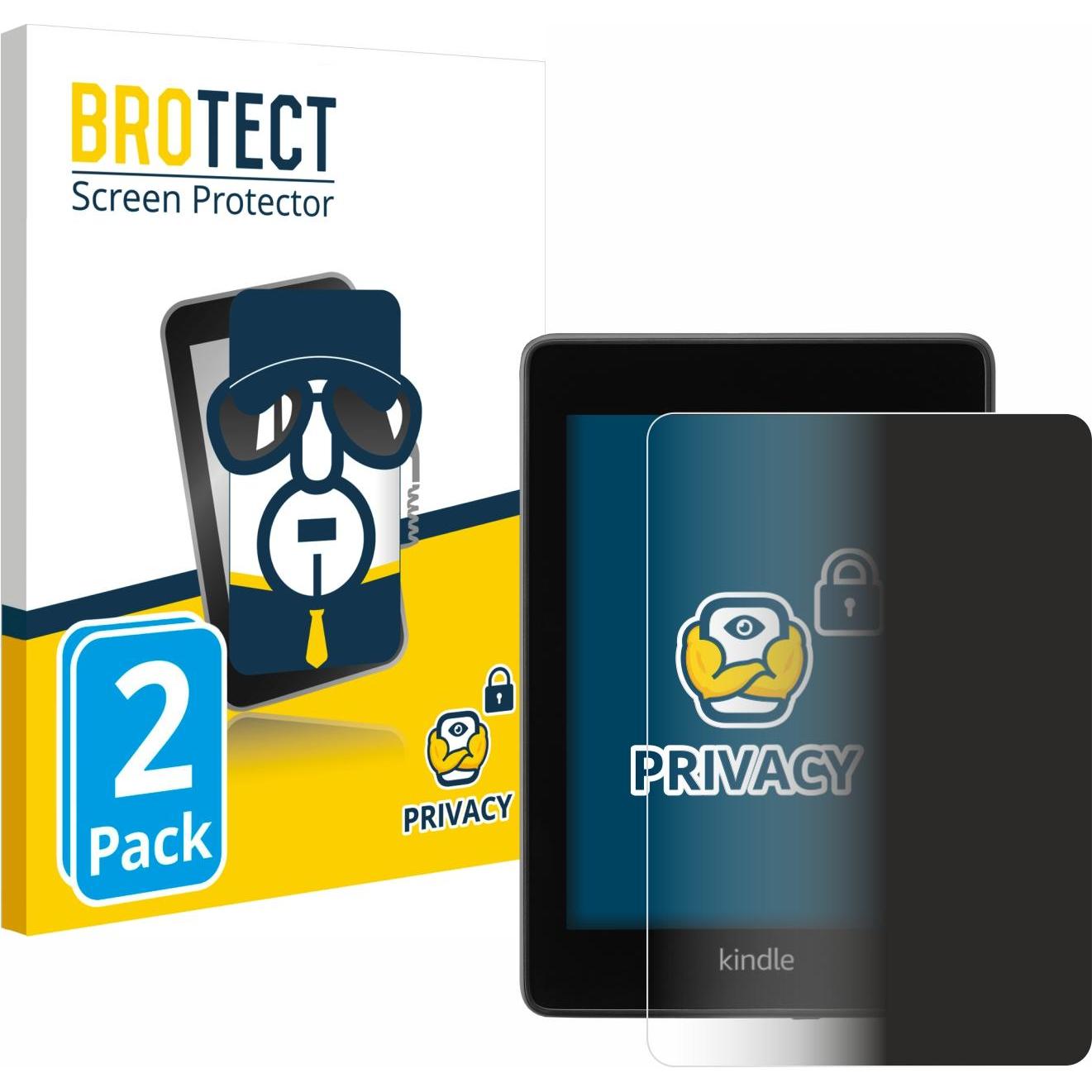 BROTECT Sichtschutzfolie Anti-Spy Privacy Folie Blaulicht-Schutz, eReader Zubehör, Blau
