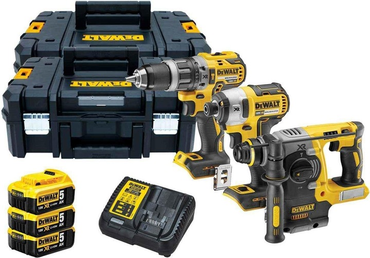 Actual product image DeWalt Combo Set DCK368P3T-QW (Rechargeable battery operated)