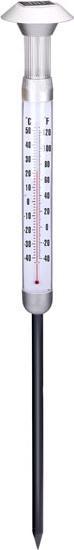 Produktbild Grundig LED Solar Leuchte Aussenthermometer Erdspiess