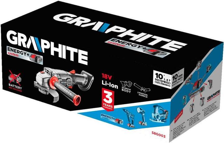 Actual product image Graphite grinder 58G003 (115 mm)