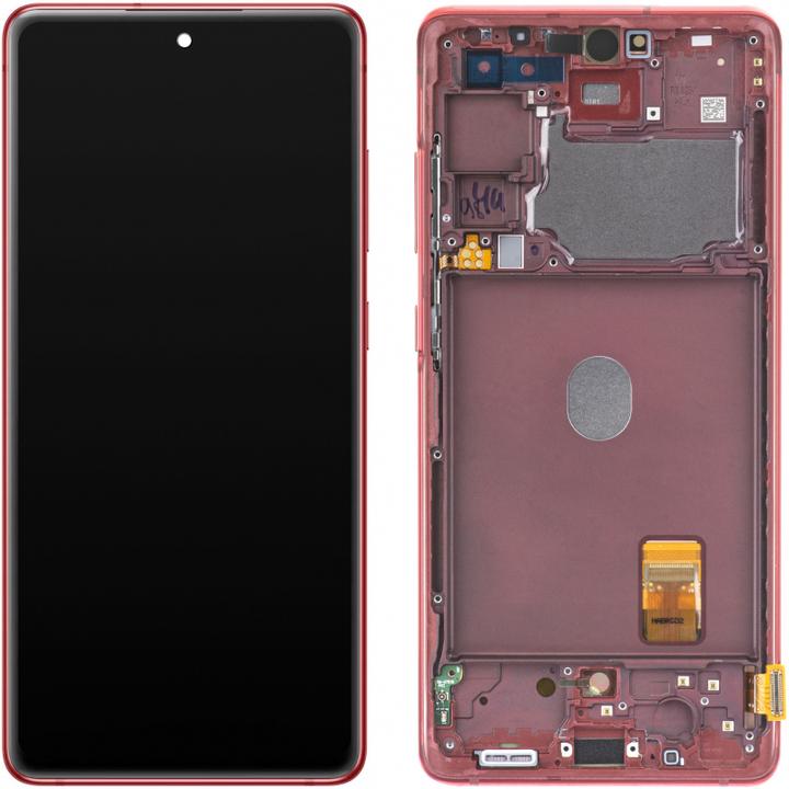 Actual product image Samsung Display Unit für Galaxy S20 FE 5G G781, Rot (Display)