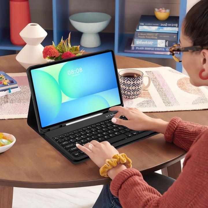 Actual product image Tech-Protect SC Pen + Tastaturhülle für Samsung Galaxy Tab S10 FE+ 13.1 X620 / X626B - Schwarz (Eng. Int.)