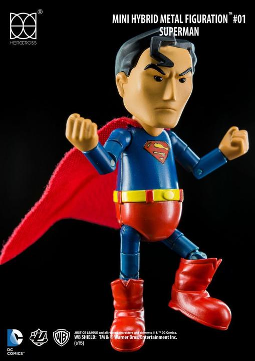 Actual product image Herocross Justice League "Superman" Mini Hybrid Metal Action Figure