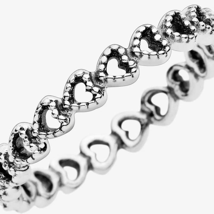Produktbild Pandora Gereihte Herzen (54, 925 Silber)