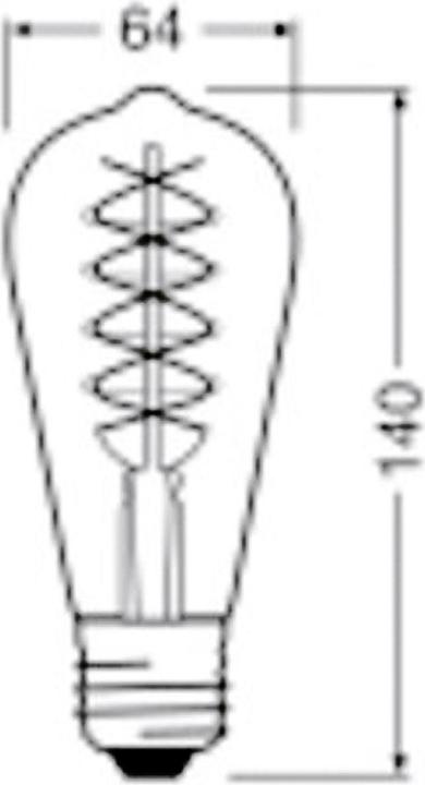 Immagine prodotto Osram Lampada vintage a LED (E27, 360 lm, 1 x)