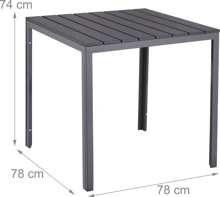 Productafbeelding Relaxdays Gartentisch (78 cm)