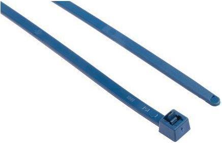 Produktbild HellermannTyton Kabelbinder 250x4,6mm blau (Kunststoffkabelbinder, 250 mm, 100 Stk.)