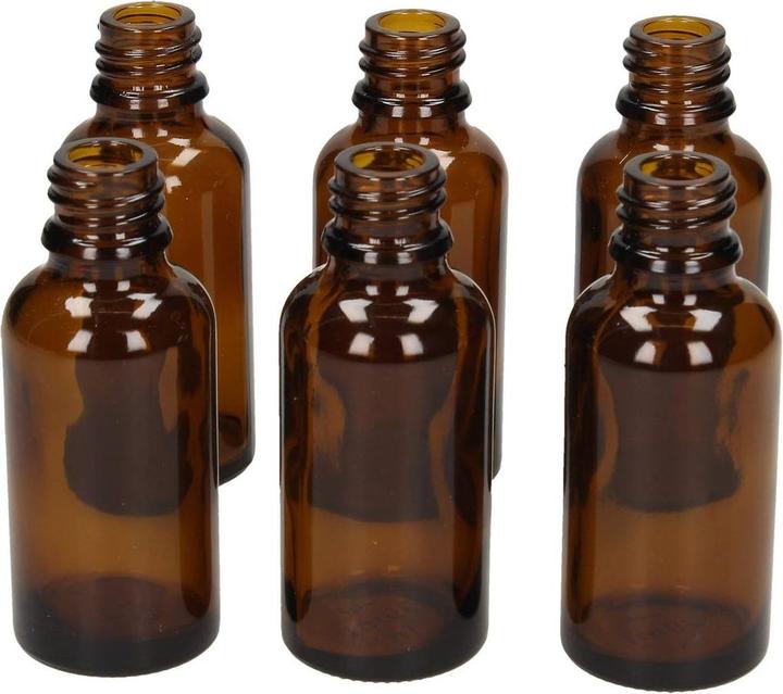 Produktbild Farfalla Braunglas Leergut-Set 30ml ohne Verschluss, 6 Stück