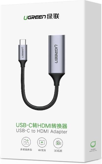 Produktbild Ugreen USB-C zu HDMI Adapter (USB Typ-C, 10 cm)