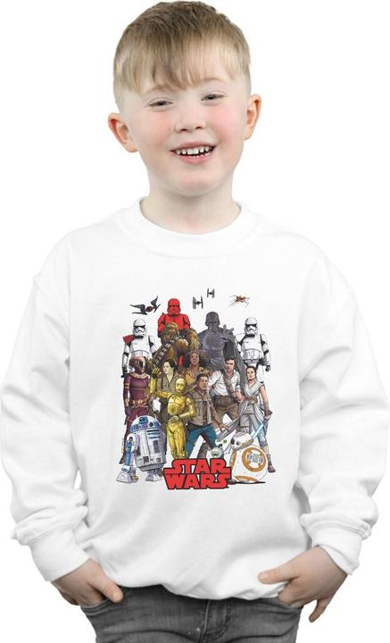 Immagine prodotto Star Wars The Rise Of Skywalker Character Collage Felpa Ragazzi (104)