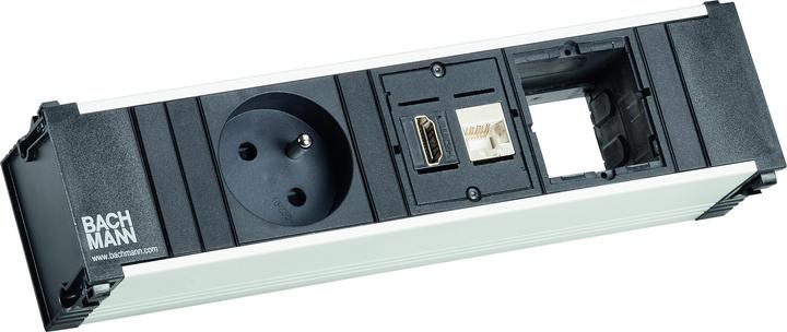 Actual product image Bachmann CONI 1xUTE/French & 2xEmpty (3x, CEE 7/3, CEE 7/5)