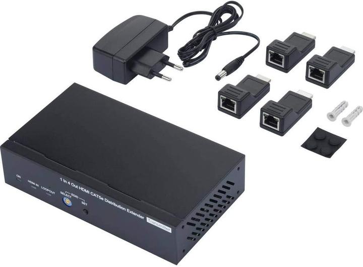 Produktbild SpeaKa Professional SPEAKA Extender Kit HDMI 1 x 4 über Netzwerkkabel (Extender)