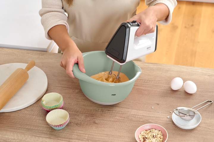 Produktbild Emsa Prep&Bake Kunststoff-Rührschüssel grau+grün 2,8L (2.80 l, 1 x)