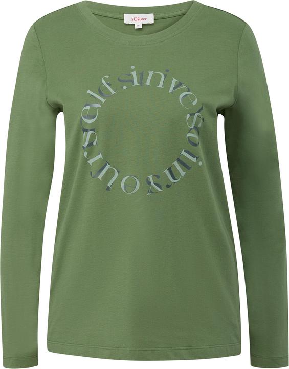 Produktbild s.Oliver T-Shirt Longsleeve mit Statement-Print (40)