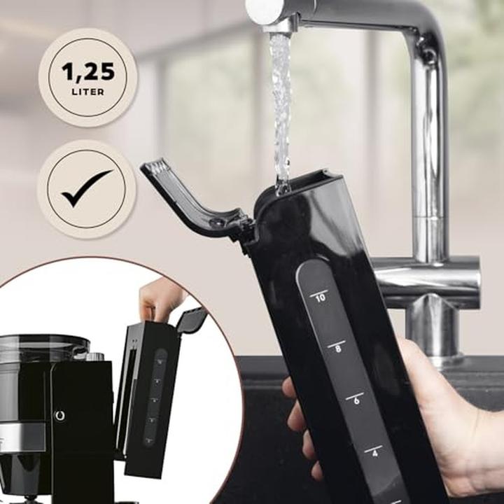 Produktbild Barista Kaffee & Technik Kaffeevollautomat mit integrierter Mühle, Timerfunktion und Touchdisplay