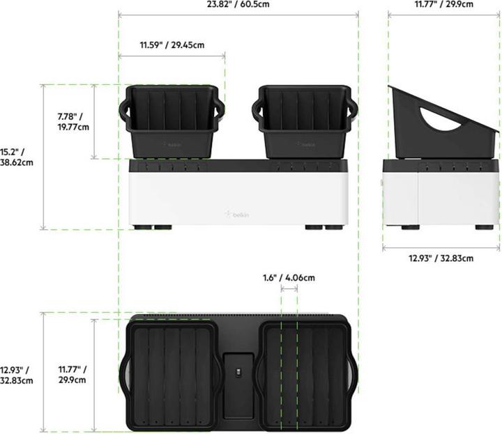 Produktbild Belkin USB-Ladestation Store&Charge G (120 W, 10 Ports)