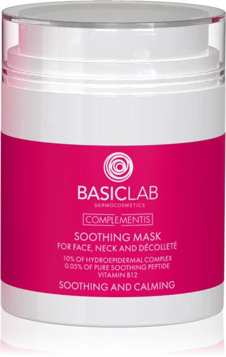 Immagine prodotto BasicLab Soothing Face Neck & Dcollet Mask Calming & Relief 50ml (50 ml)
