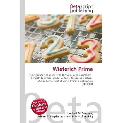 Wieferich Prime, Fachbücher