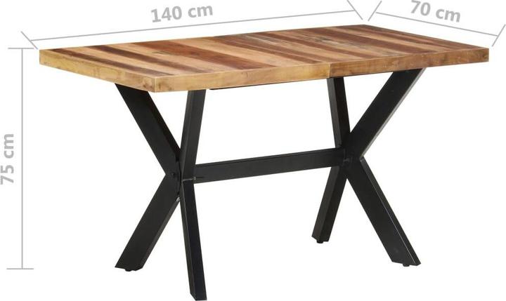 Image du produit vidaXL Esstisch (140 x 70 x 75 cm)